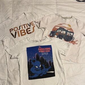 Marvel Kids White and Blue Spider-Man Tee